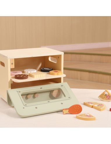 VIGA Wooden Kitchen Oven Set for Baking Sweet and Savory Dishes 12 pcs.