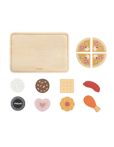 VIGA Wooden Kitchen Oven Set for Baking Sweet and Savory Dishes 12 pcs.