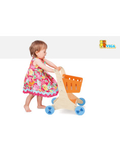 VIGA Wooden Shopping Cart 2
