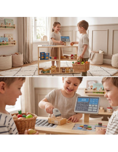 VIGA Wooden Cash Register 2