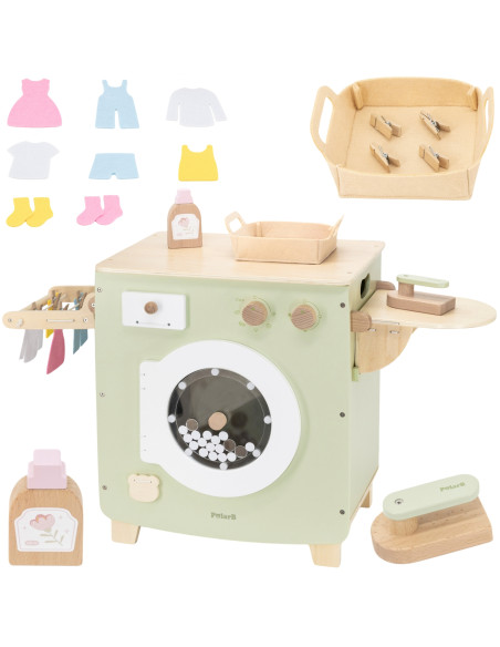 VIGA PolarB Wooden Washing Machine Accessories