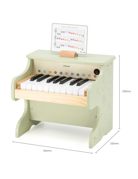 Viga Green Piano Learning to Play