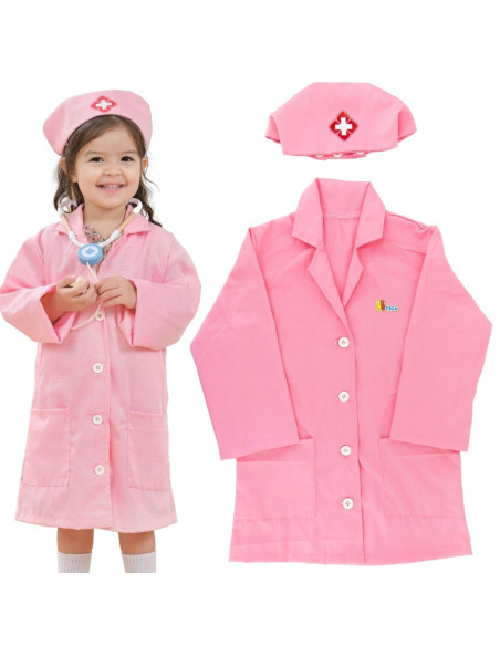 VIGA Little Nurse Uniform and Hat