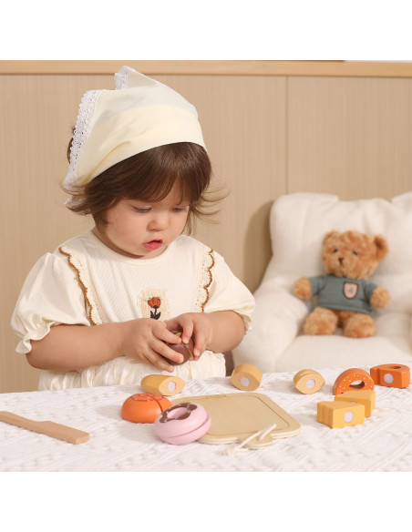 VIGA Wooden Breakfast Set – Little Baker