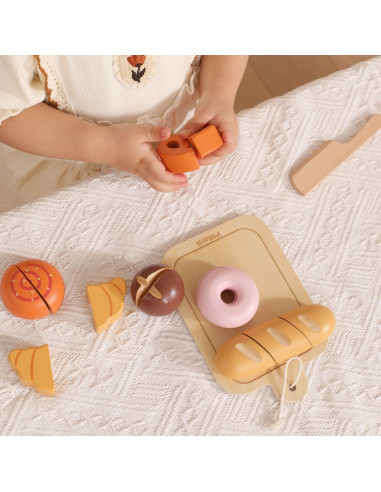 VIGA Wooden Breakfast Set – Little Baker