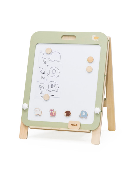 VIGA PolarB Growing Wooden Magnetic Dry-Erase Chalkboard