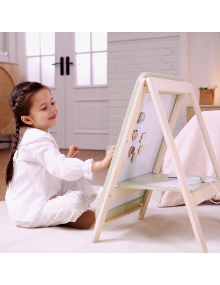 VIGA PolarB Growing Wooden Magnetic Dry-Erase Chalkboard