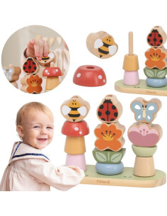 VIGA Wooden Sorter Puzzle Garden 12m+