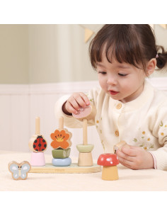 VIGA Wooden Sorter Puzzle Garden 12m+ 2