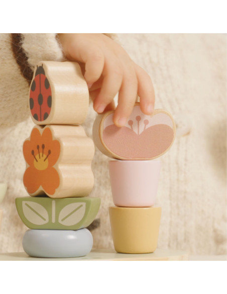 VIGA Medinė rūšiavimo dėlionė "Garden 12m+