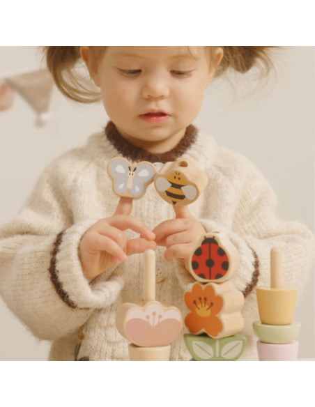 VIGA Wooden Sorter Puzzle Garden 12m+