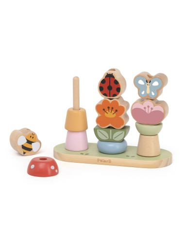 VIGA Wooden Sorter Puzzle Garden 12m+