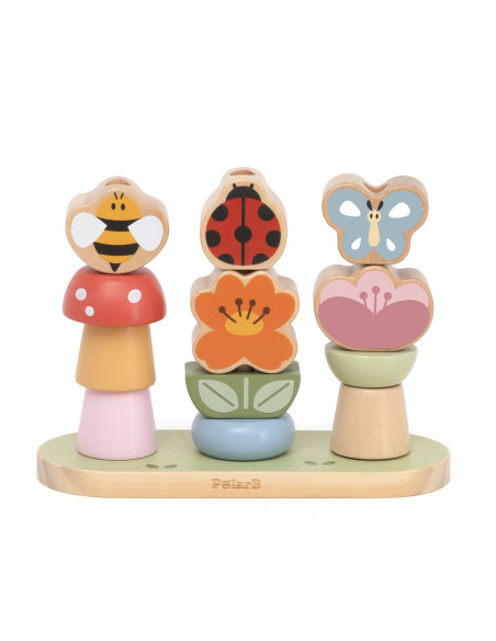 VIGA Wooden Sorter Puzzle Garden 12m+