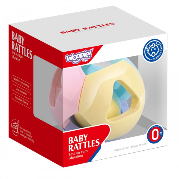 Погремушка WOOPIE BABY Pastel Rolling Ball Rattle 0m+
