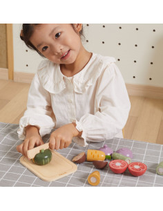 VIGA Wooden Chopping Board Set – Vegetables 2