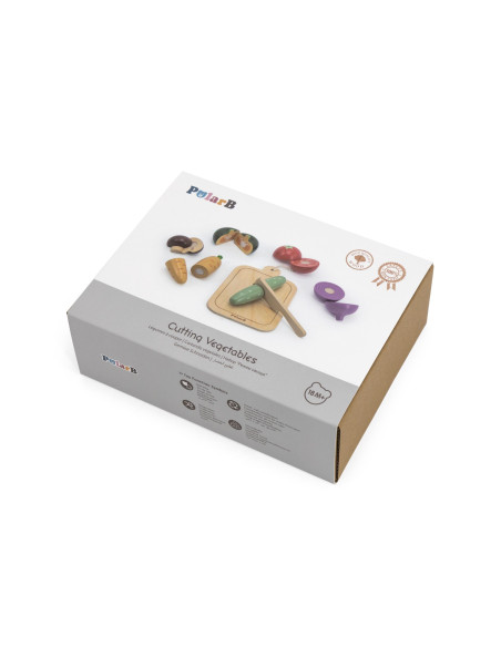 VIGA Wooden Chopping Board Set – Vegetables