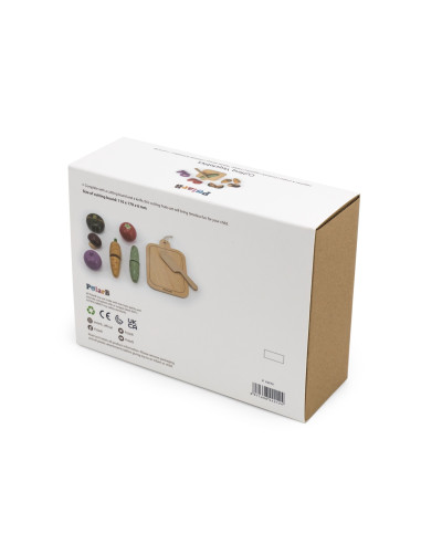 VIGA Wooden Chopping Board Set – Vegetables