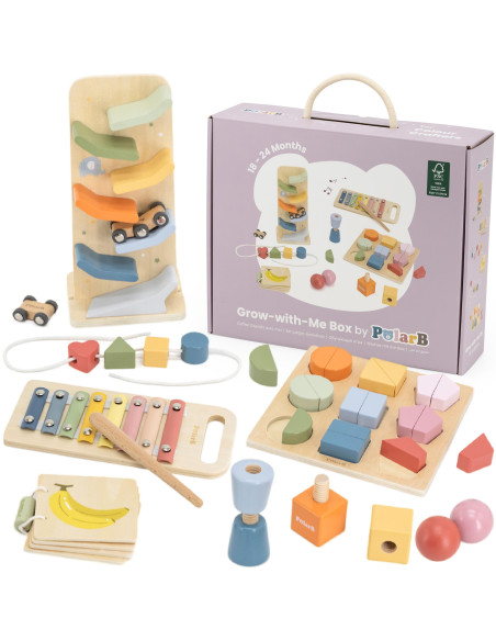 VIGA Educational Toy Box Set from 18 months to 24 months
