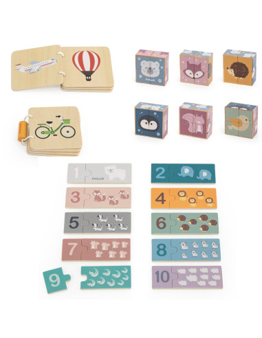 VIGA Educational Toy Box Set from 24 months to 36 months