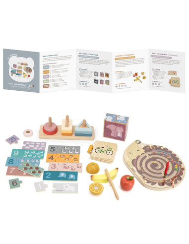 VIGA Educational Toy Box Set from 24 months to 36 months