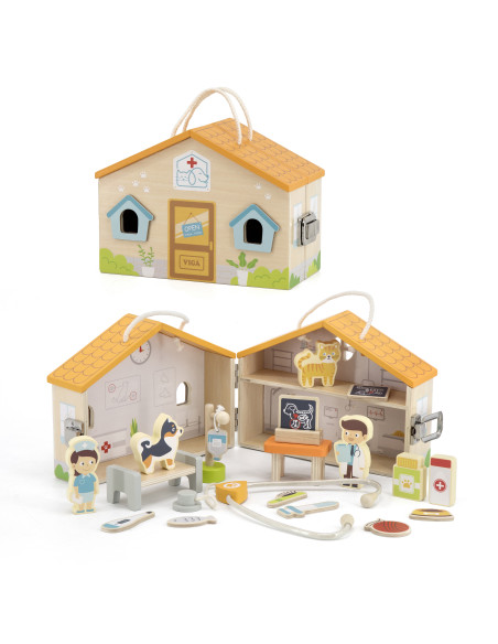 VIGA Wooden Animal Clinic Veterinary Hospital