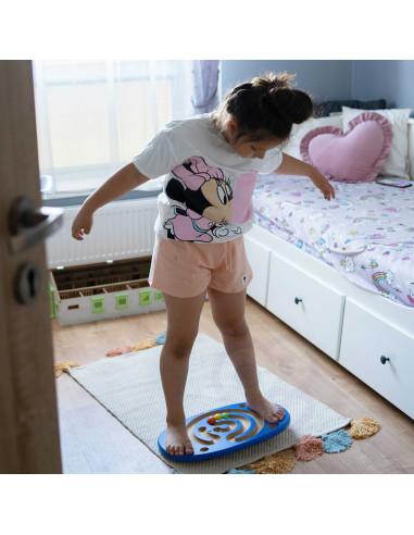 VIGA Sensory Wooden Balance Board with Maze