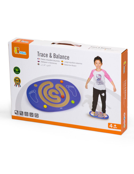 VIGA Sensory Wooden Balance Board with Maze