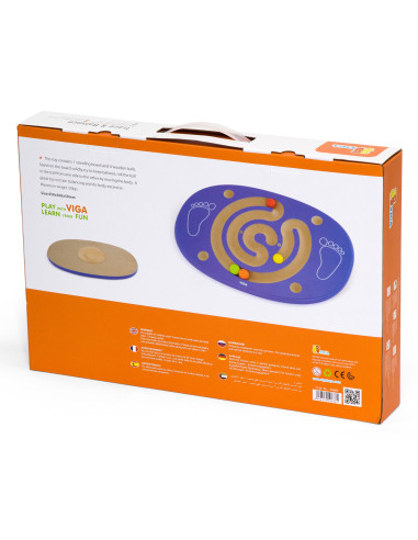VIGA Sensory Wooden Balance Board with Maze