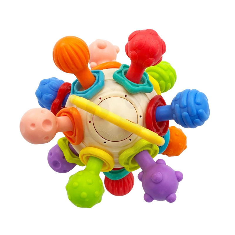 WOOPIE BABY Мягкая погремушка 2 в 1 Прорезыватель Сенсорная игрушка для младенцев 0м+