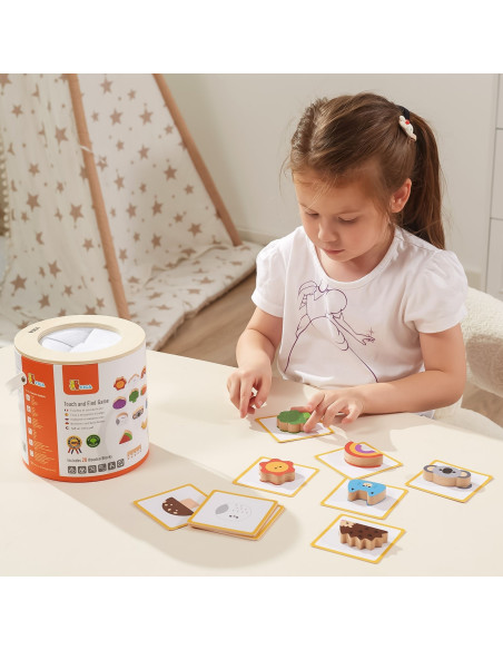 VIGA Wooden Blind Game Pattern Drawing