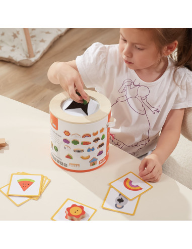 VIGA Wooden Blind Game Pattern Drawing