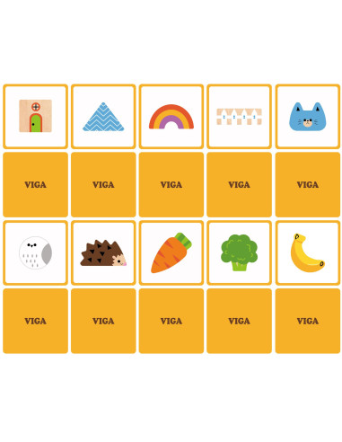 VIGA Wooden Blind Game Pattern Drawing