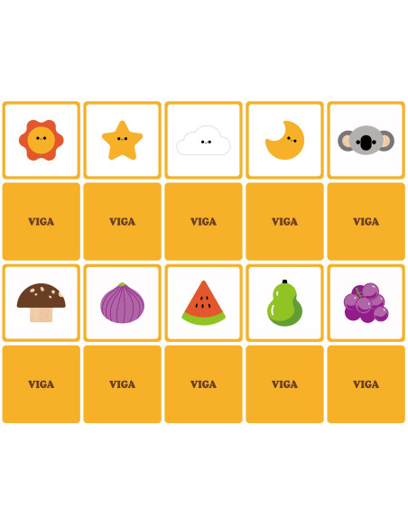 VIGA Wooden Blind Game Pattern Drawing