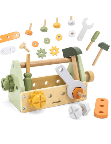 VIGA PolarB Wooden Tool Box Set