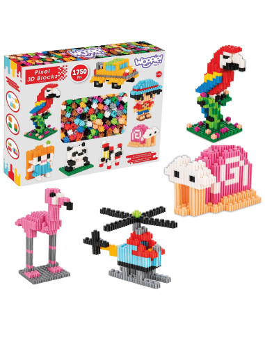 WOOPIE 3D PIXEL Building Blocks 1750 pcs.