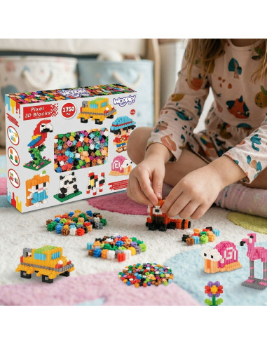 WOOPIE 3D PIXEL Building Blocks 1750 pcs.