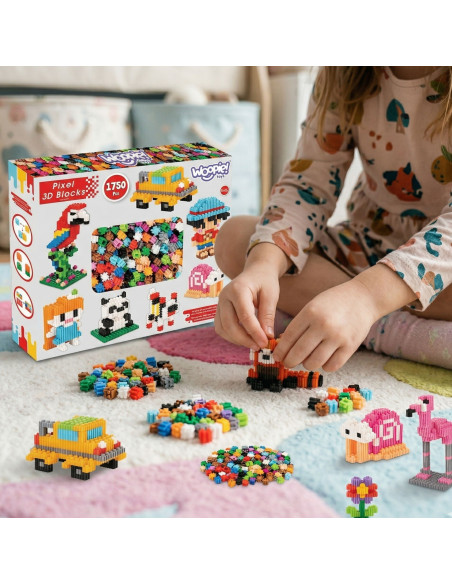 WOOPIE 3D PIXEL Building Blocks 1750 pcs.