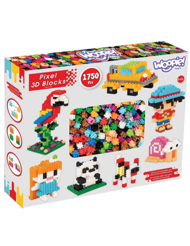 WOOPIE 3D PIXEL Building Blocks 1750 pcs.