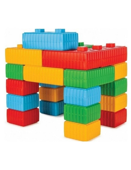 WOOPIE Construction Blocks XXL Set with Car 43 pcs.