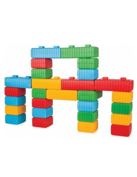 WOOPIE Construction Blocks XXL Set with Car 43 pcs.