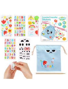WOOPIE ART&FUN Creative Set Magic Bag + Stickers for Decoration over 109 pcs (SET OF 10)