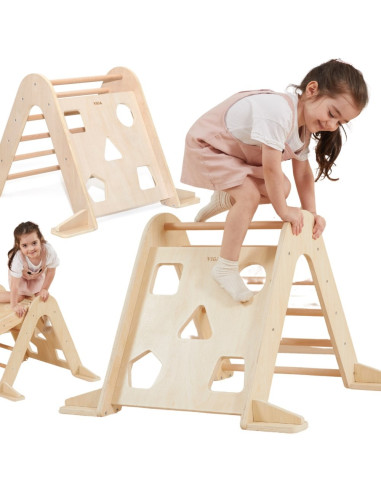 VIGA Wooden Ladder Pikler Climbing Triangle Montessori