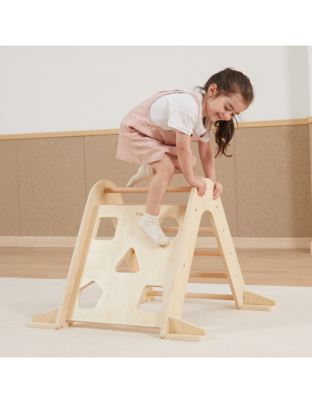 VIGA Wooden Ladder Pikler Climbing Triangle Montessori