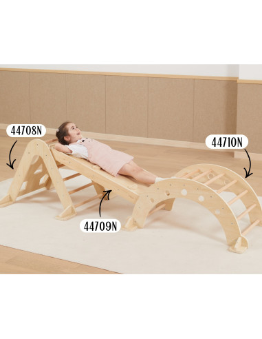 VIGA Wooden Ladder Pikler Climbing Triangle Montessori