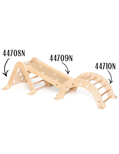 VIGA Wooden Ladder Pikler Climbing Triangle Montessori