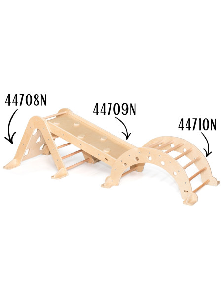 VIGA Wooden Ladder Pikler Climbing Triangle Montessori