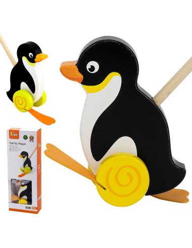 Viga Toys Wooden Penguin Pusher