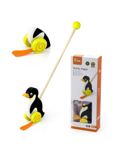 Viga Toys Wooden Penguin Pusher 2