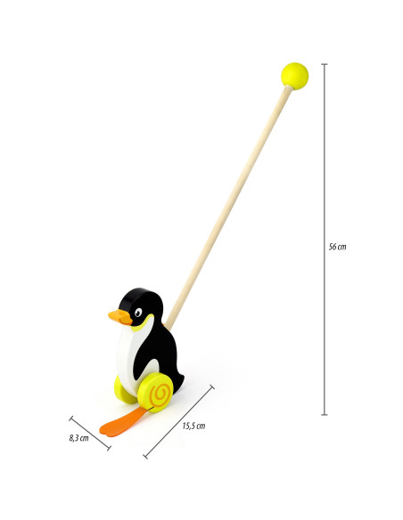 Viga Toys Wooden Penguin Pusher