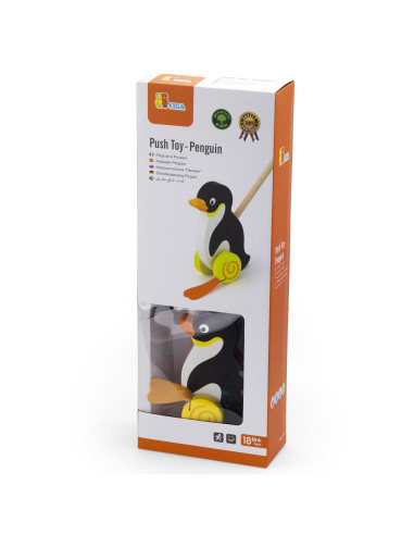 Viga Toys Wooden Penguin Pusher